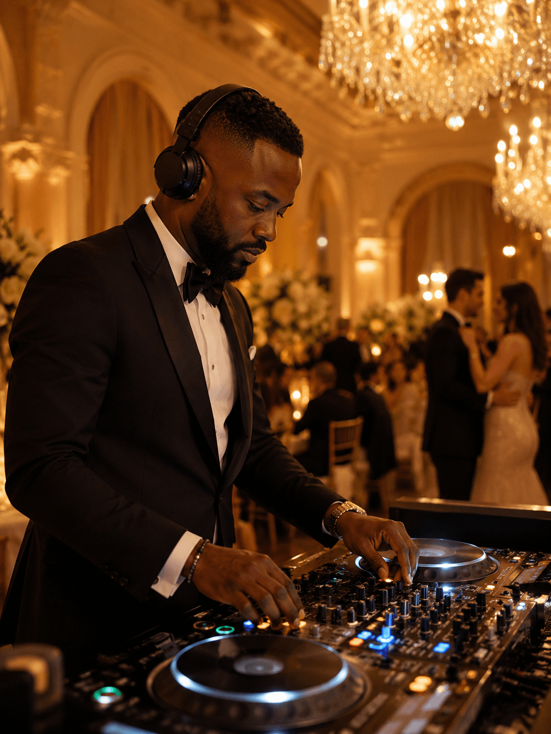 DJ animant une soirée événementielle