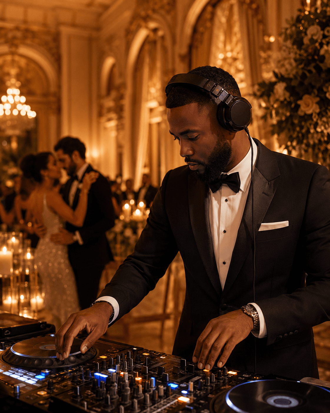 Public profitant d'une soirée musicale